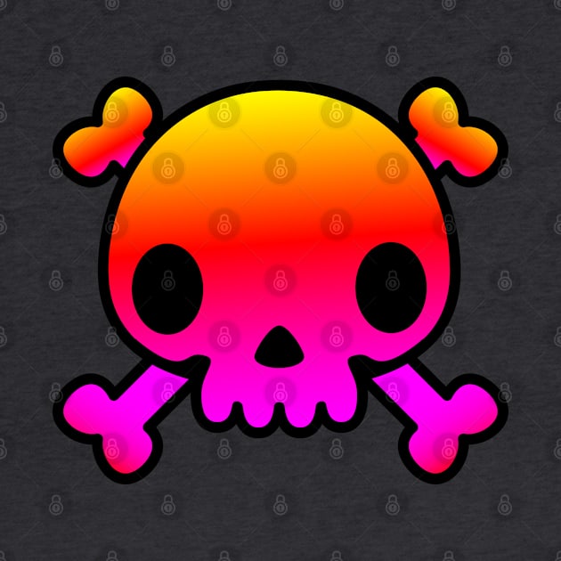 Skull (color) by Goodbye Doggie